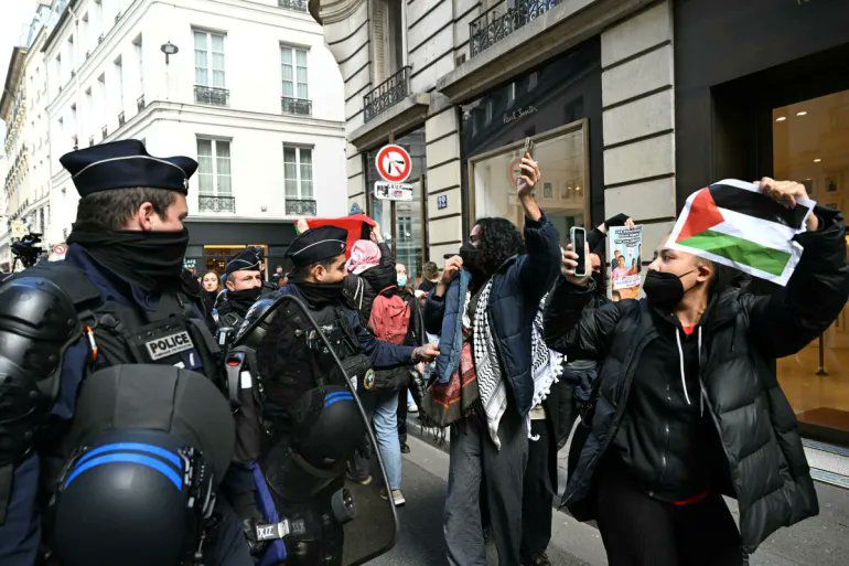 French Police Suppress Pro-Palestine Protest at Sciences Po
