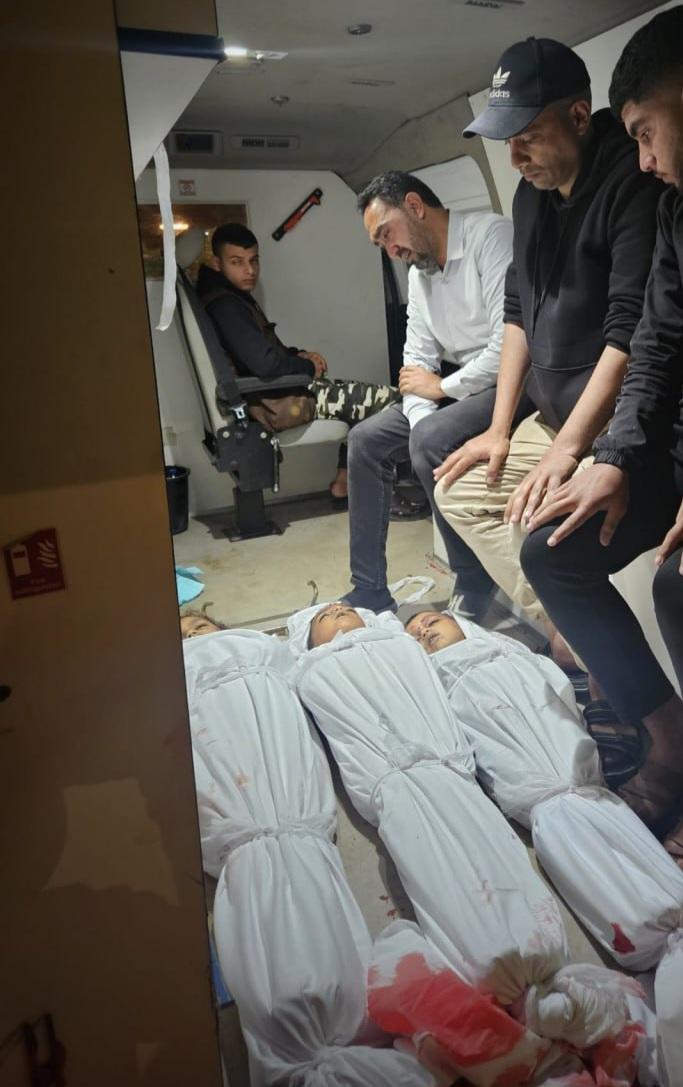 Gaza tent fire kills Abu Taima family children