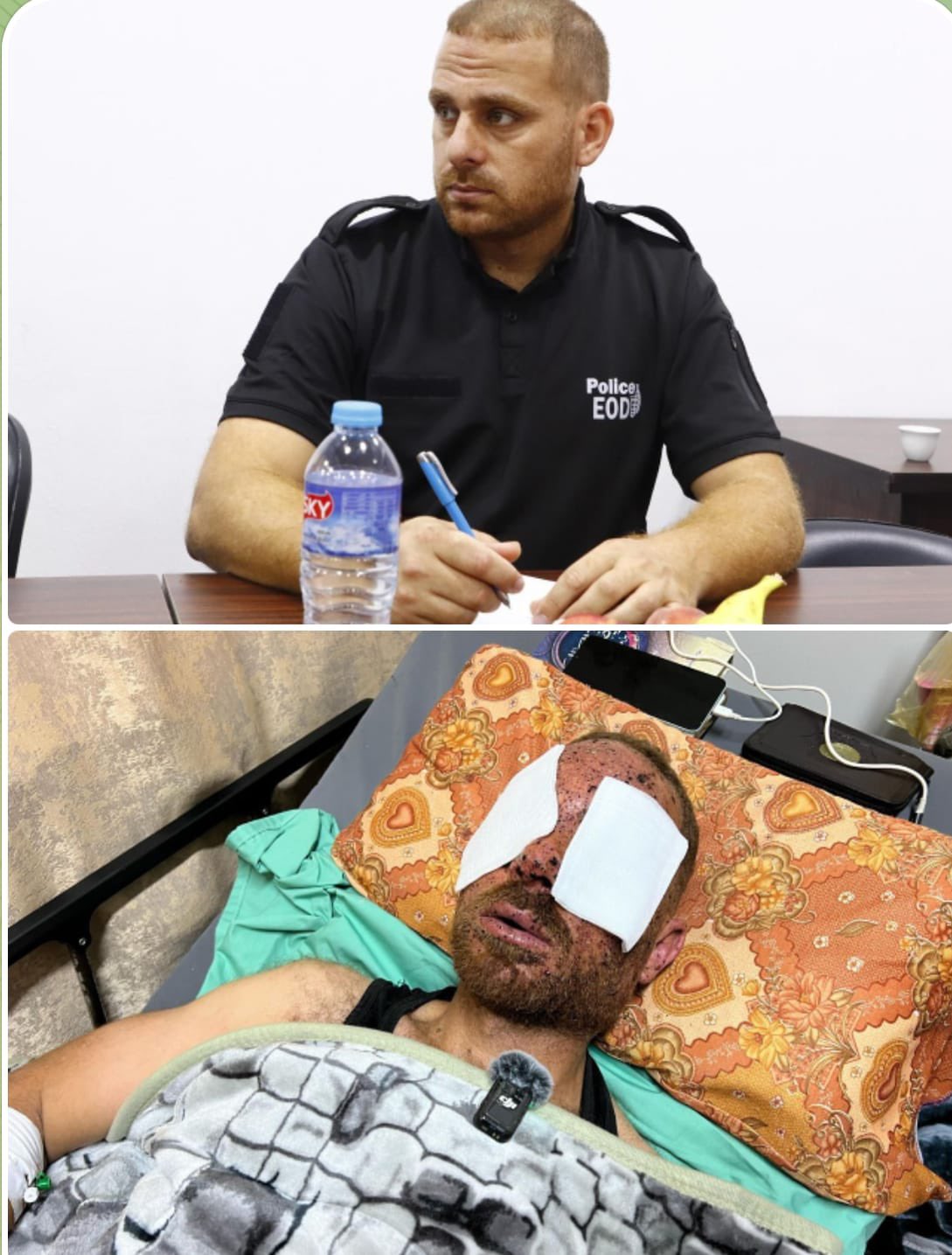 Palestinian Officer Injured Clearing Ordnance in Northern Gaza