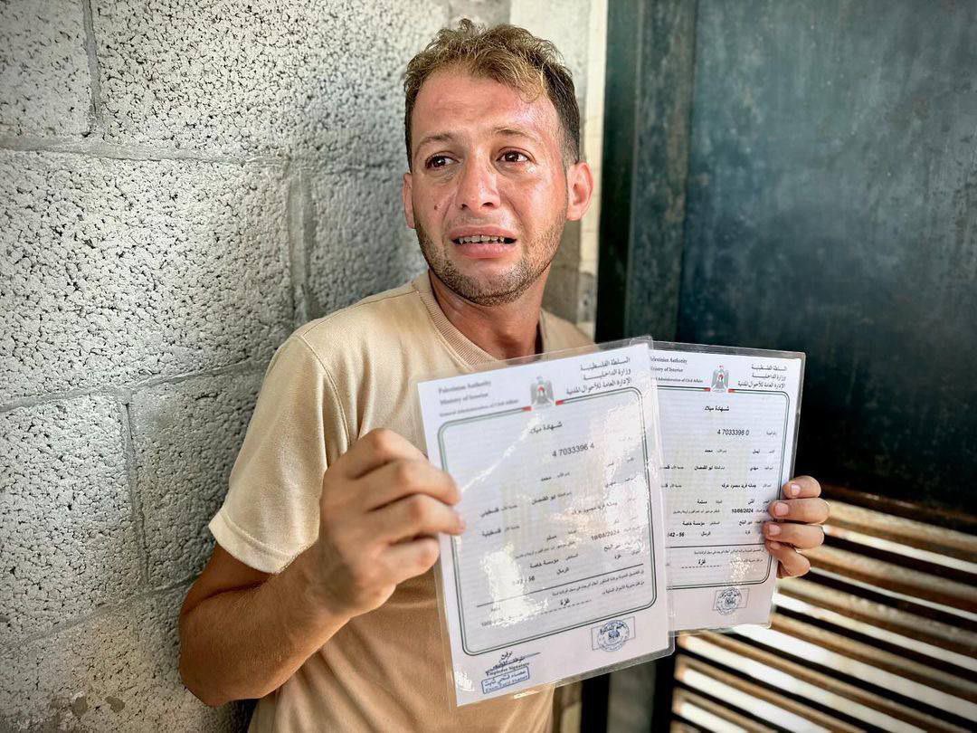 Father Returns to Find Family Killed by Israeli Missile Strike