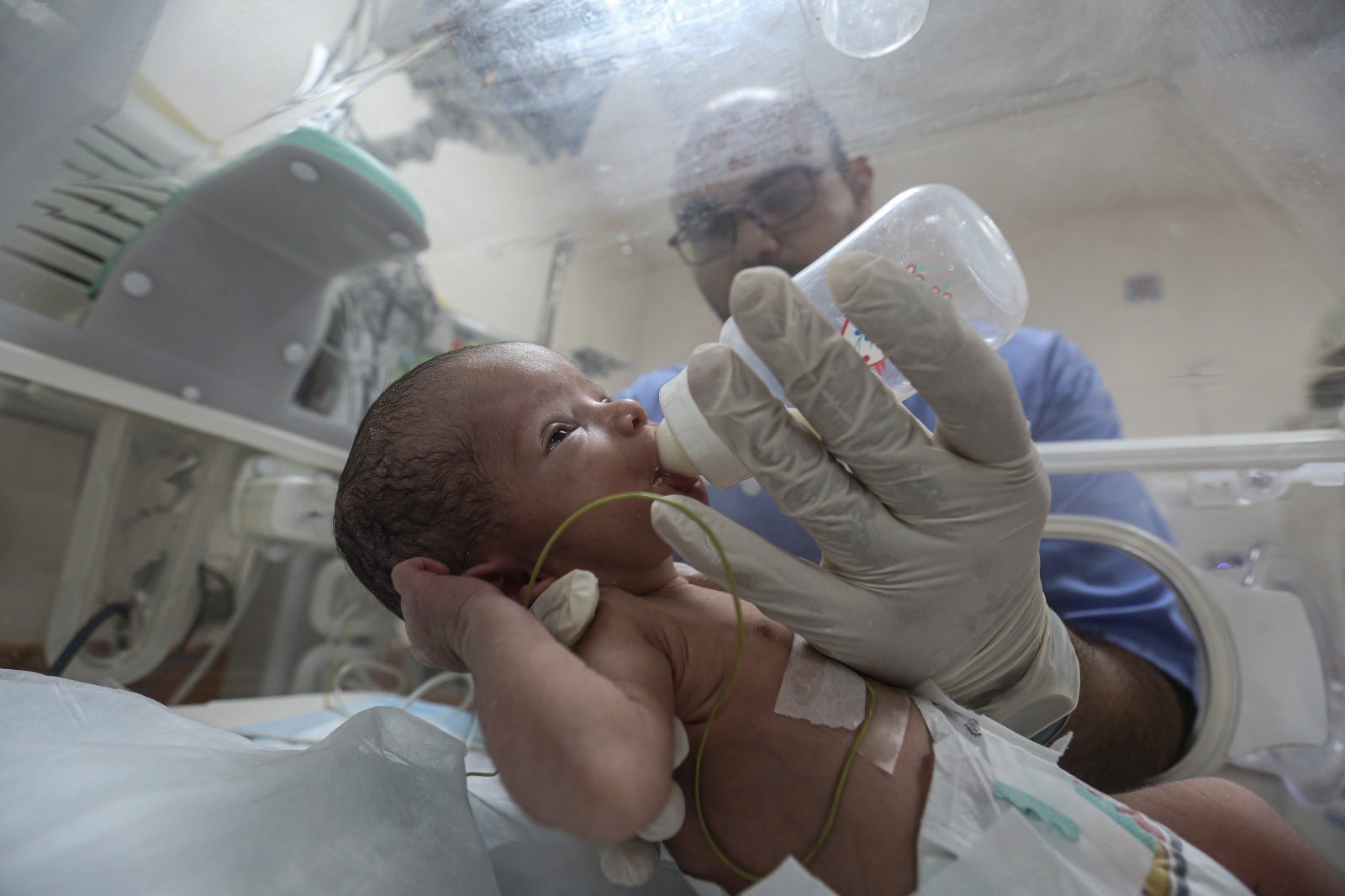 Newborns Dying at Kamal Odwan Hospital from Bombing and Shortages