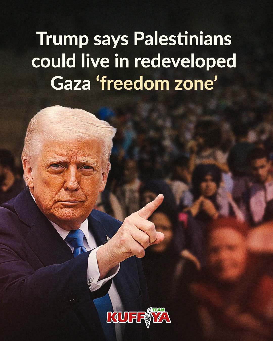 US President Proposes Gaza Strip Redevelopment as Freedom Zone