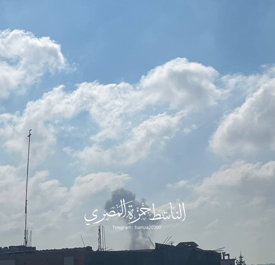 Israeli warplanes strike Al-Qararah and Hamad towns north Khan Younis