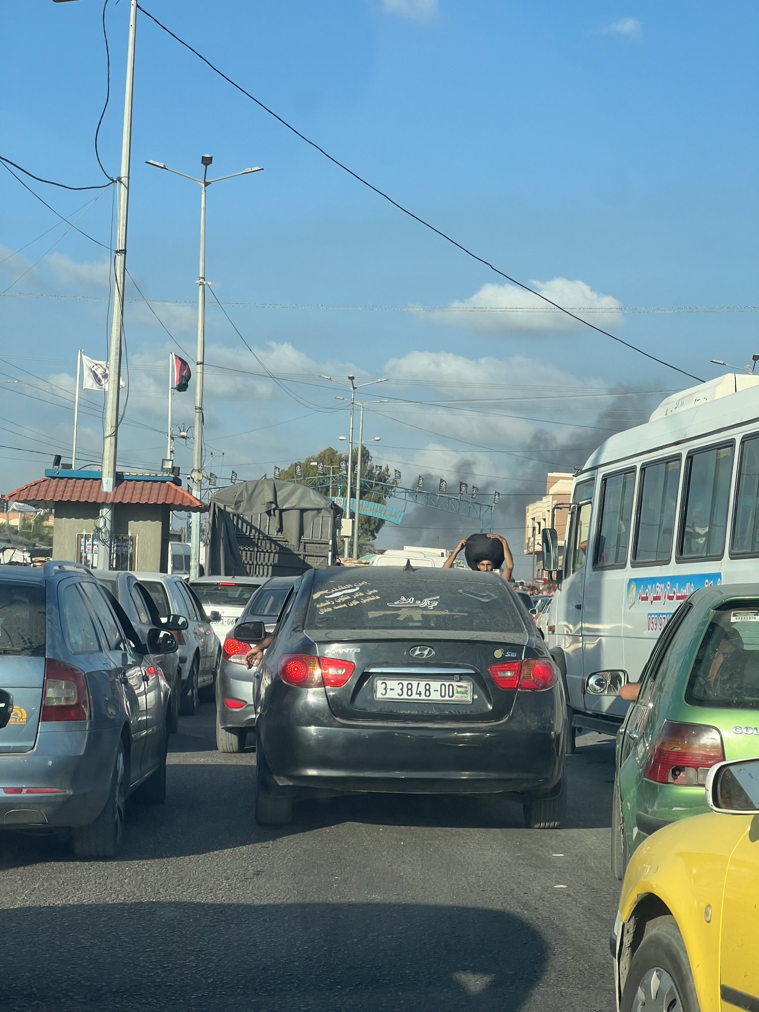 Family rescue attempt amid vehicle damage in Gaza