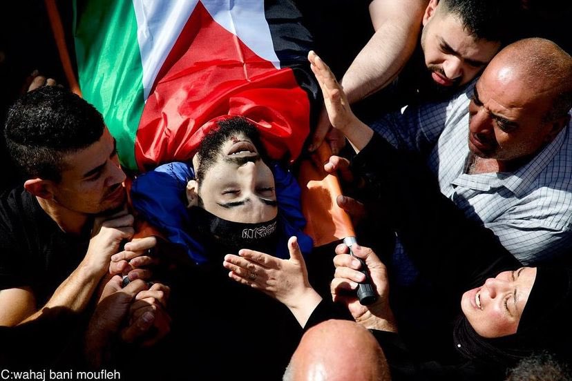 Funeral of martyr Diaa Dwikat in Balata camp