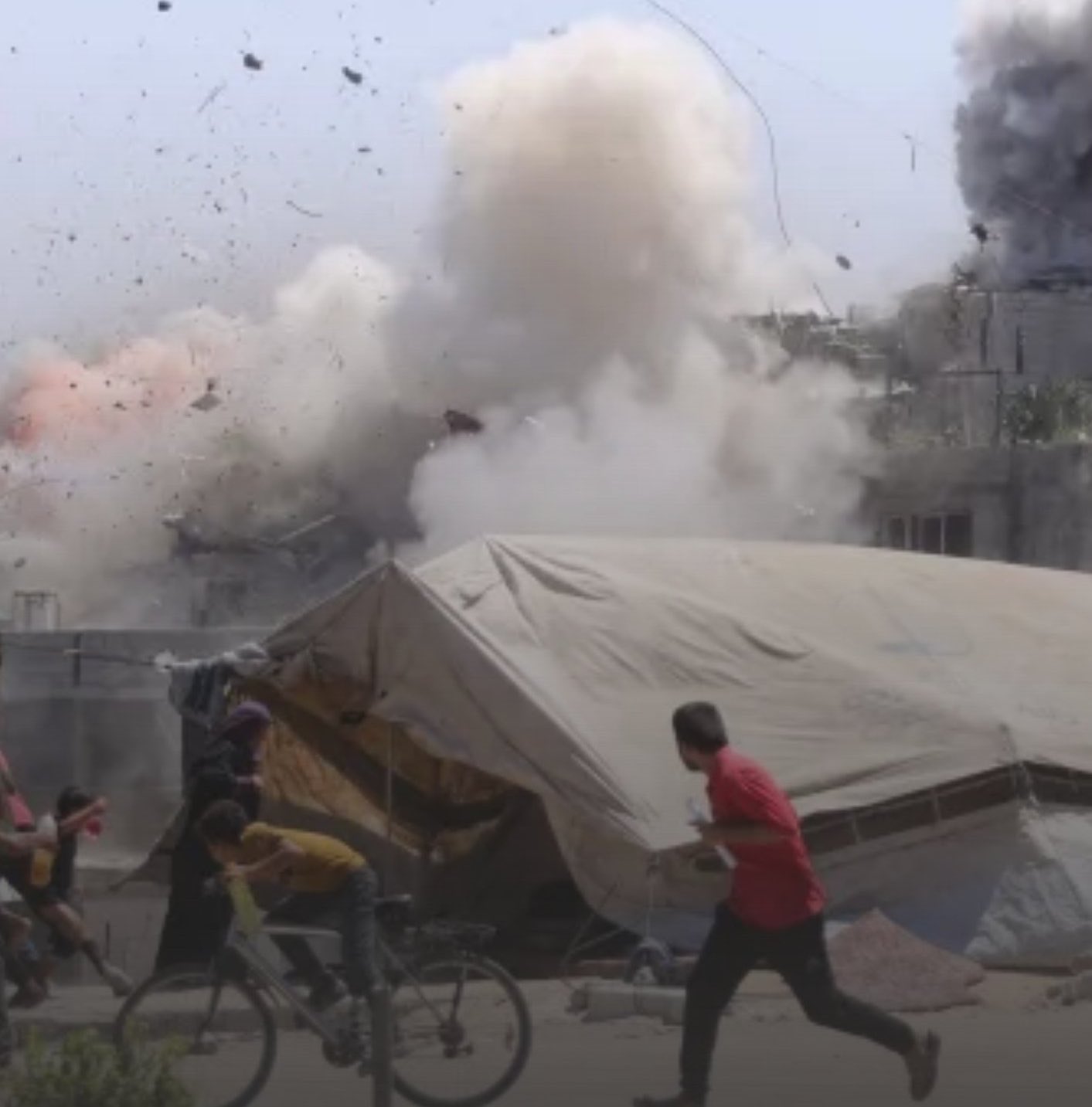 Israel Accused of Bombing Refugee Camp Killing Children