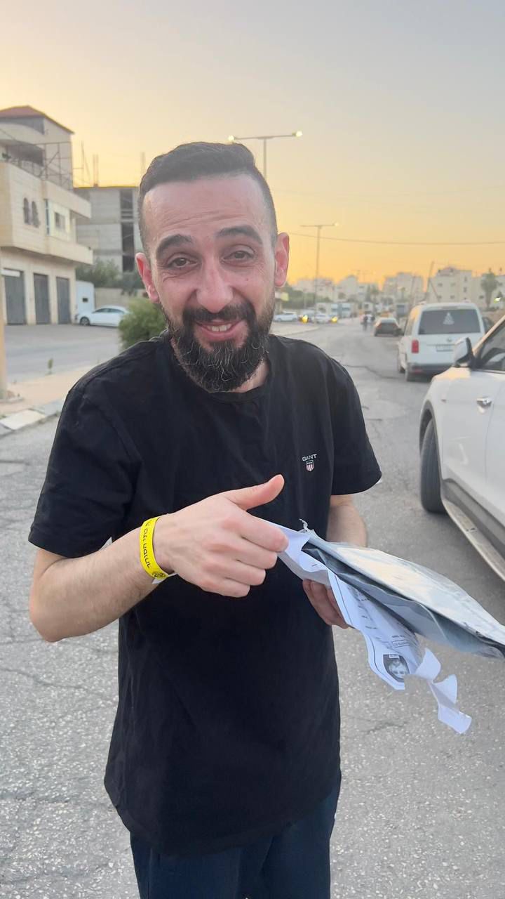Israeli Forces Release Journalist Thaer al-Fakhouri from Hebron