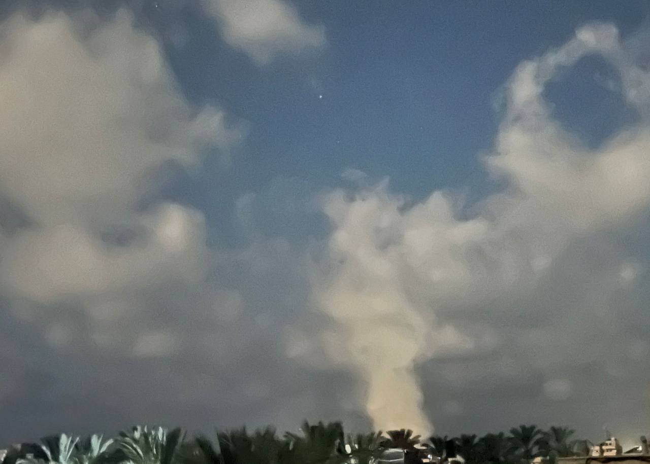 Israeli warplanes strike Al-Masdar building in Deir Al-Balah, Gaza