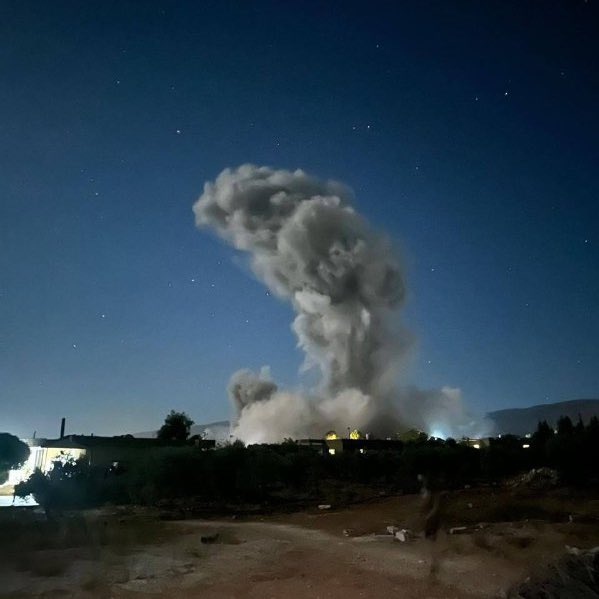 Israeli Forces Bomb Khush al-Sid Village in Lebanon Bekaa