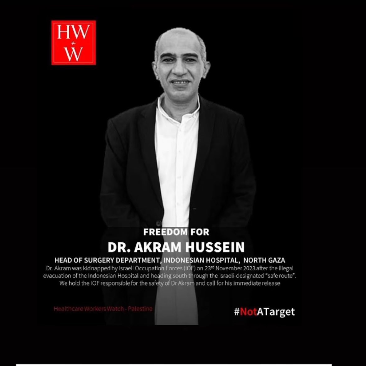 Head of Surgery Department Doctor Arrested During Humanitarian Corridor