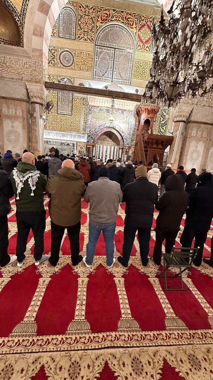 Fajr Prayer at the Blessed Al-Aqsa Mosque