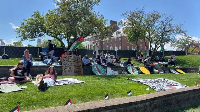 UMD Students Launch Gaza Encampment with Formal Demands
