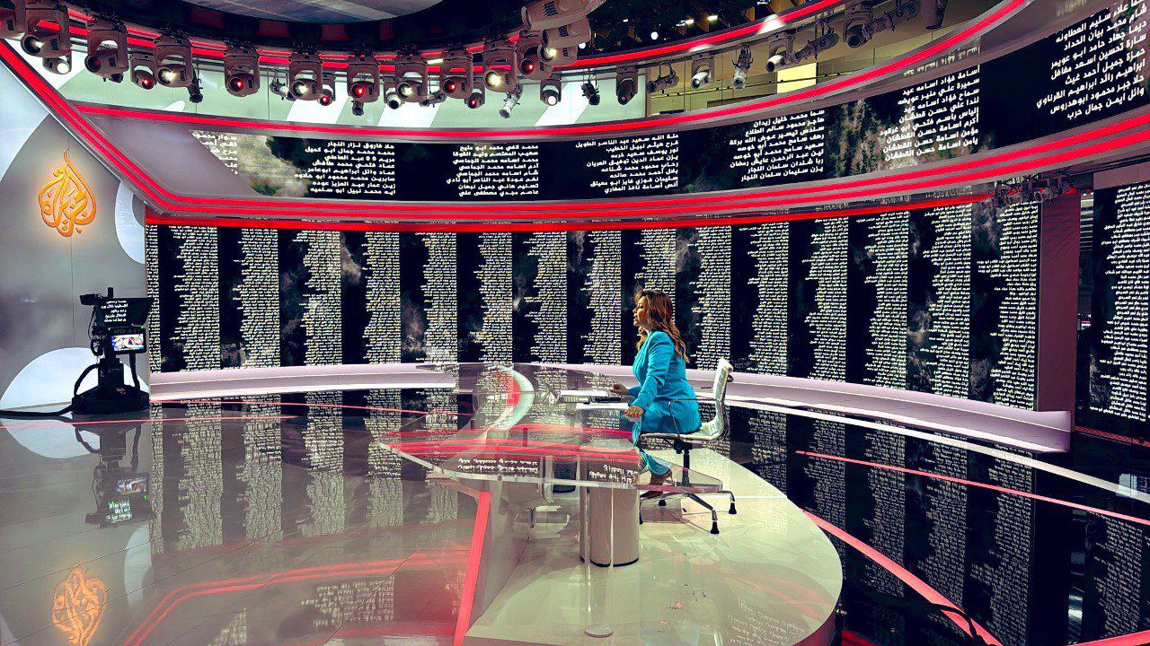 Al Jazeera Displays Names of 13,000 Palestinian Children