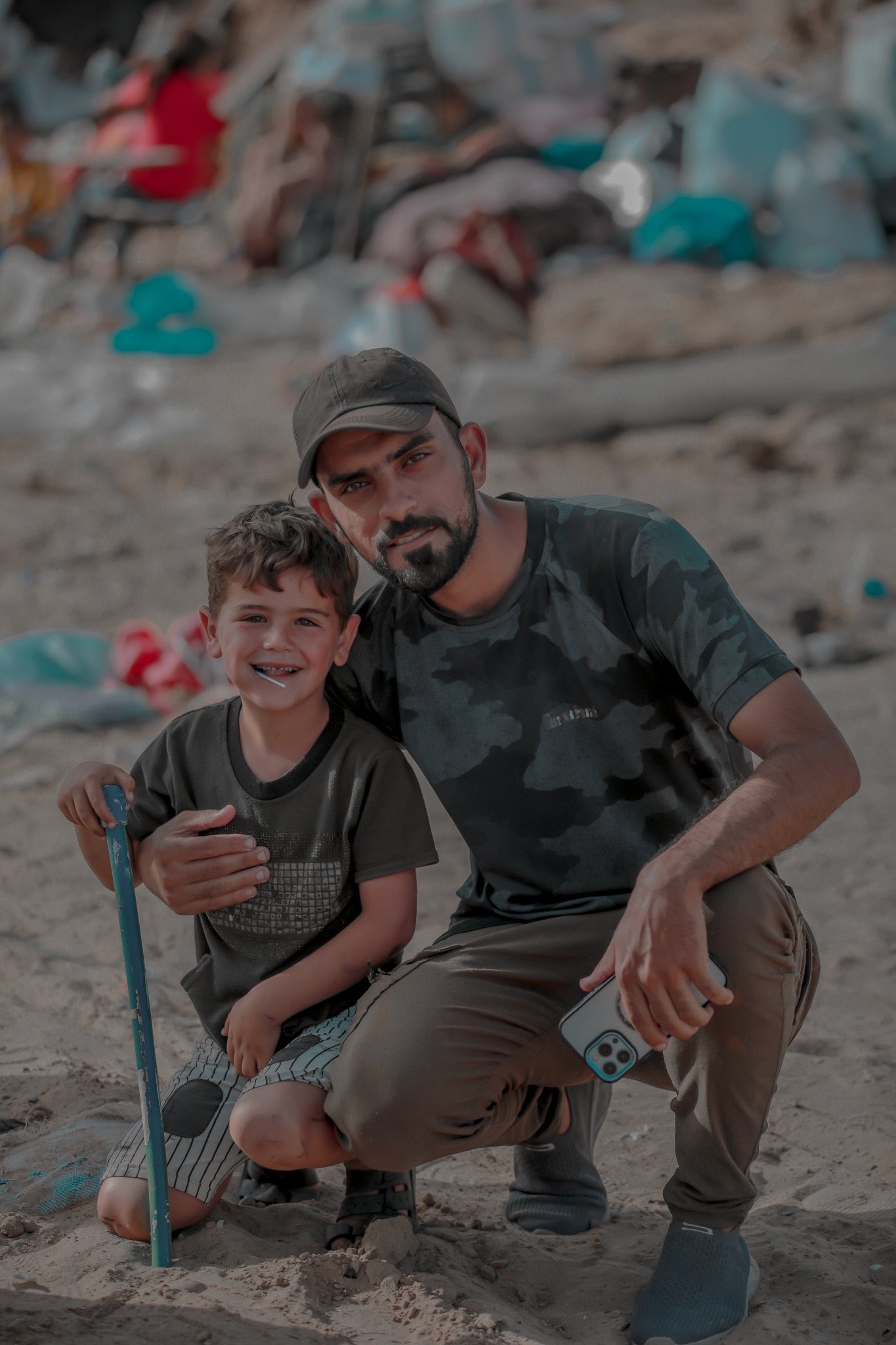 Only Survivor from Al Neder Family Displaced in Gaza