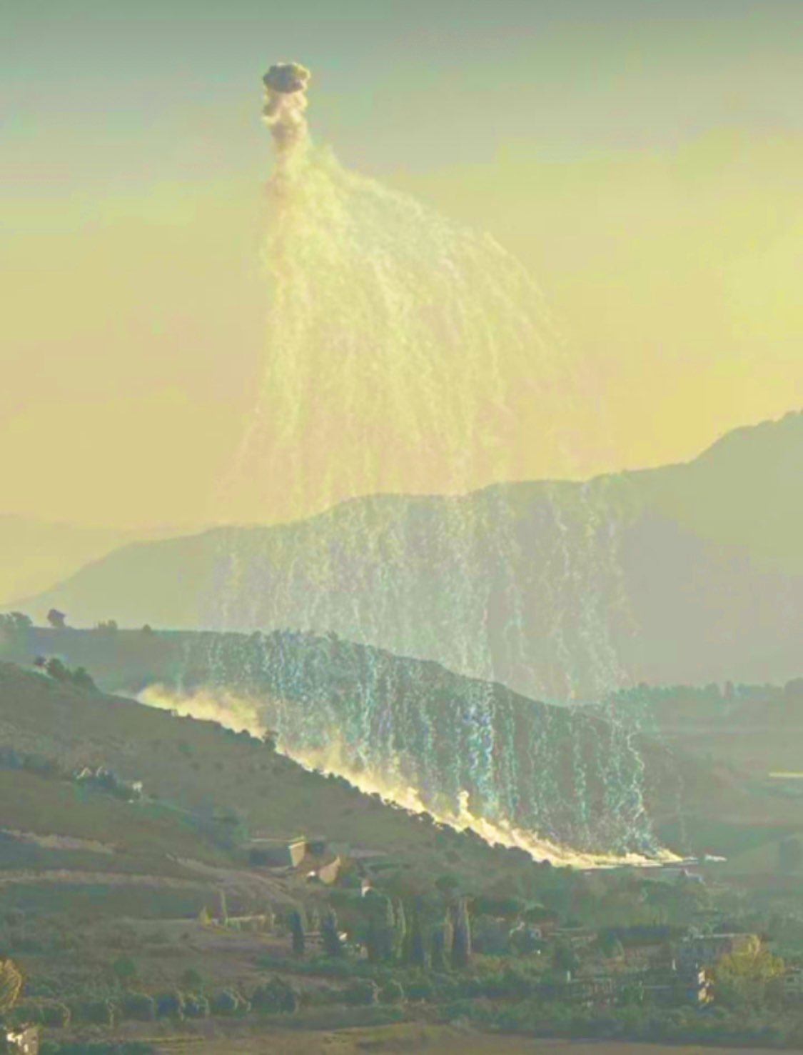 Israel’s White Phosphorus Strikes on South Lebanese Villages