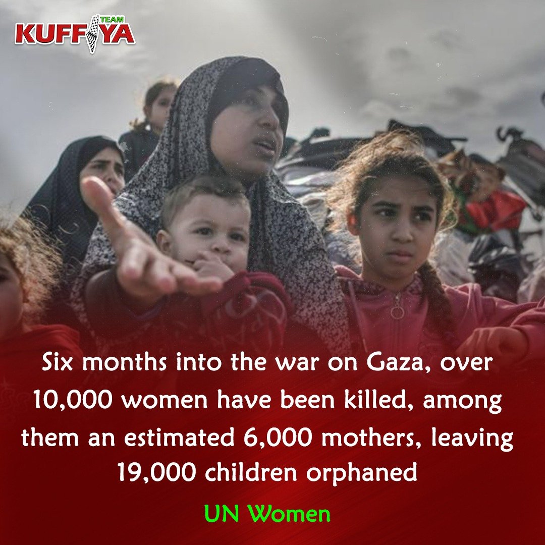UN Women Reports 10,000 Palestinian Women Killed in Gaza