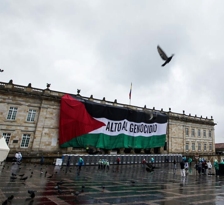 Colombia Protest Against Genocide Spotted