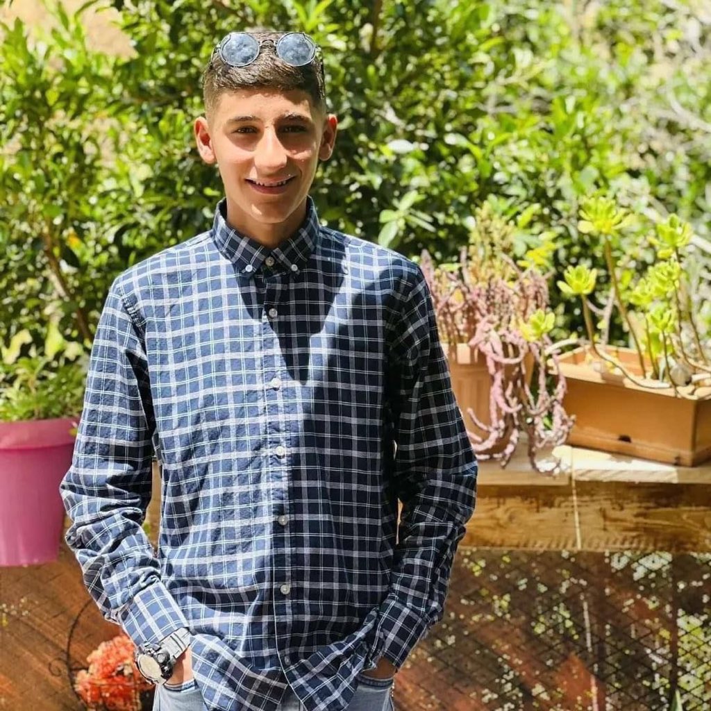 Israeli soldiers kill 14-year-old Bilal Azeddine Sawafteh Tubas