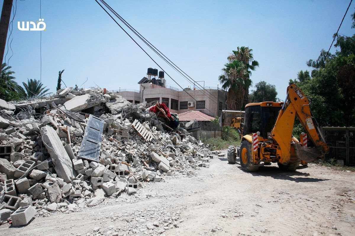 Israeli forces demolish Palestinian home in Auja village near Jericho