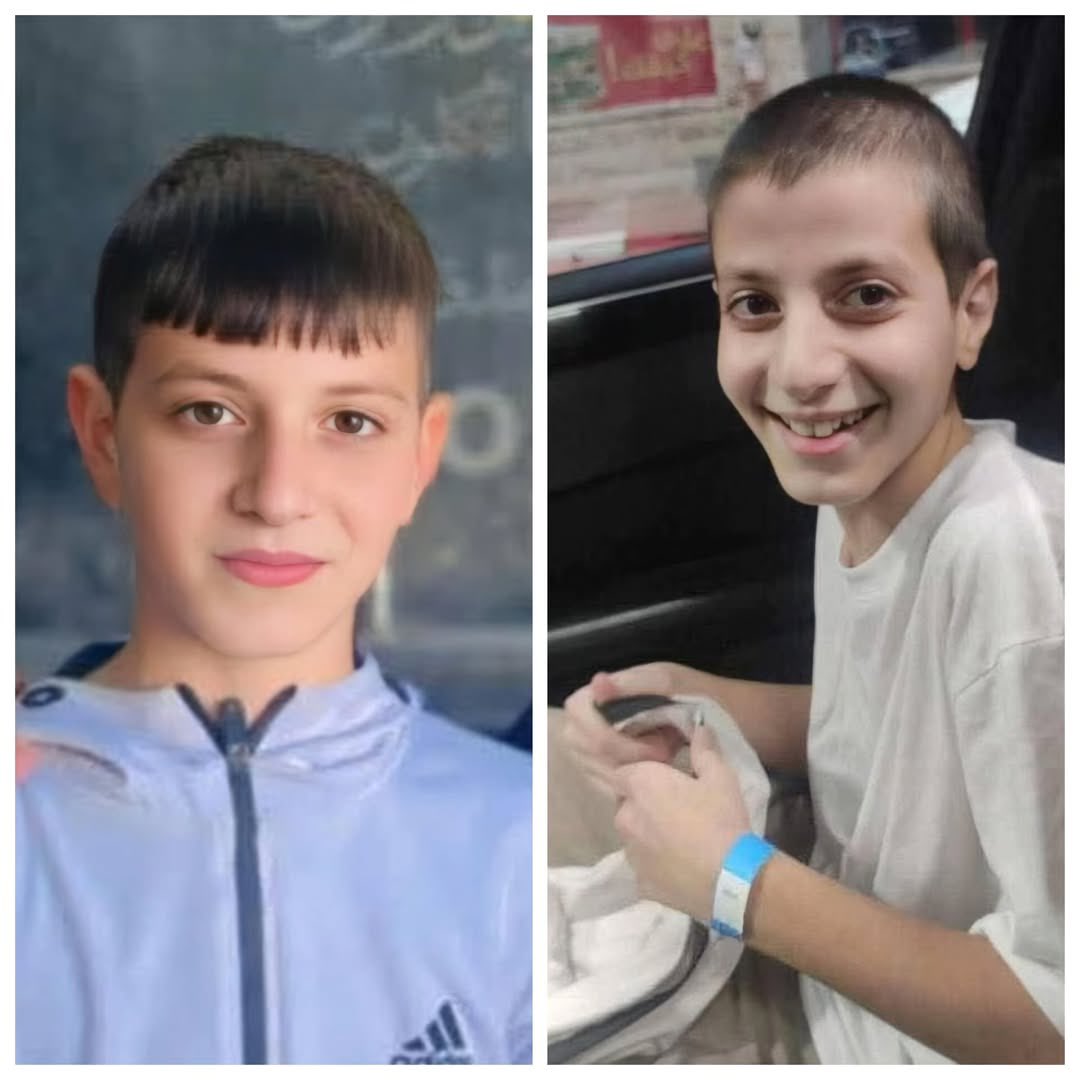 14-Year-Old Palestinian Boy Released After Three Months Detention