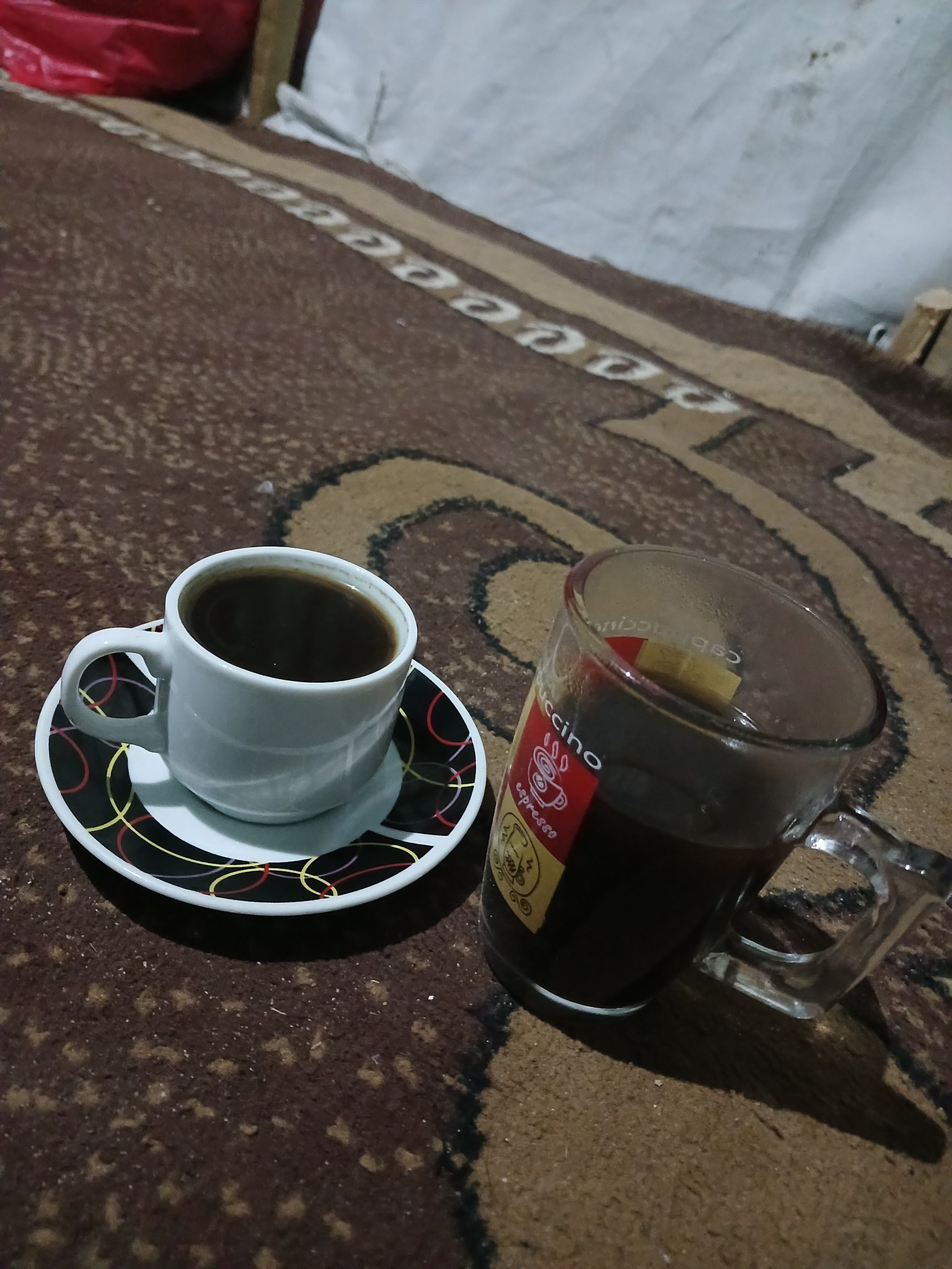 Coffee and Love in the Tent: A Fleeting Moment of Happiness