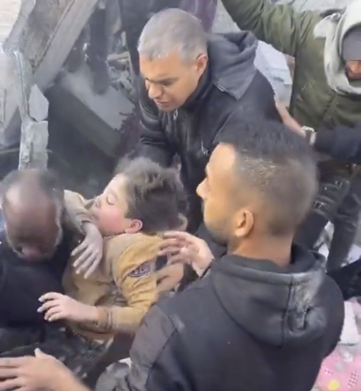 6-Year-Old Boy Rescued After 5 Hours Under Rubble