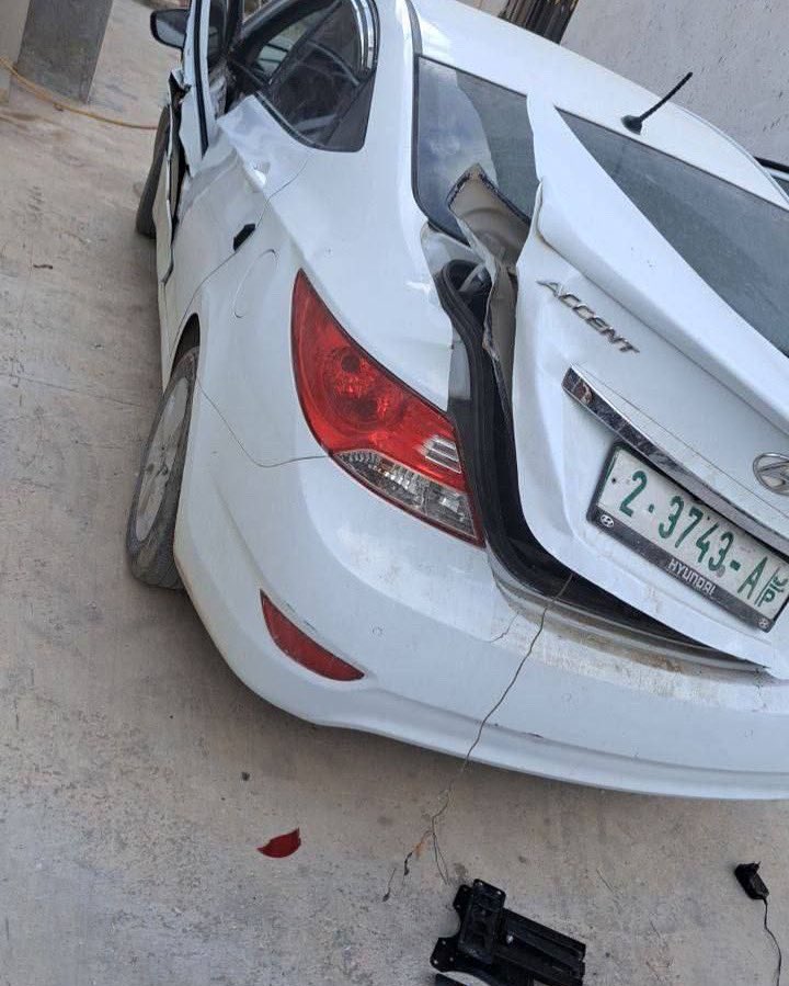 Israeli forces vandalize Palestinian vehicle in Qaffin military raid