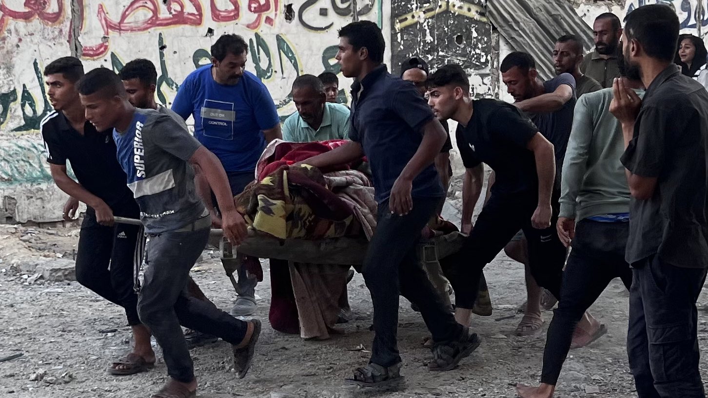 Neighbor and son killed in Israeli artillery strike in Gaza City