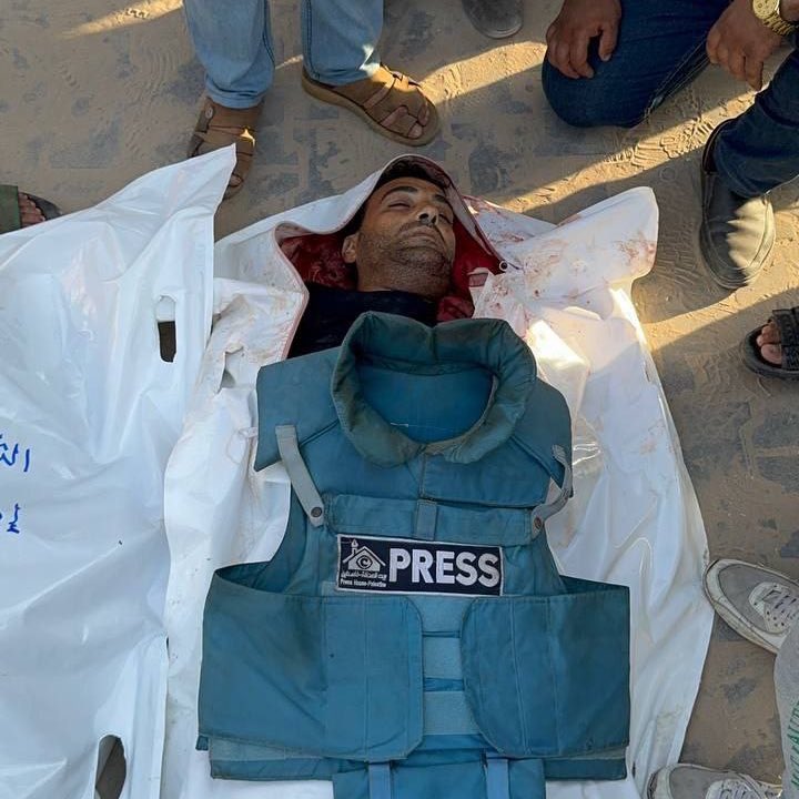 Palestinian Journalist Ali Taima Killed in Israeli Airstrike Gaza