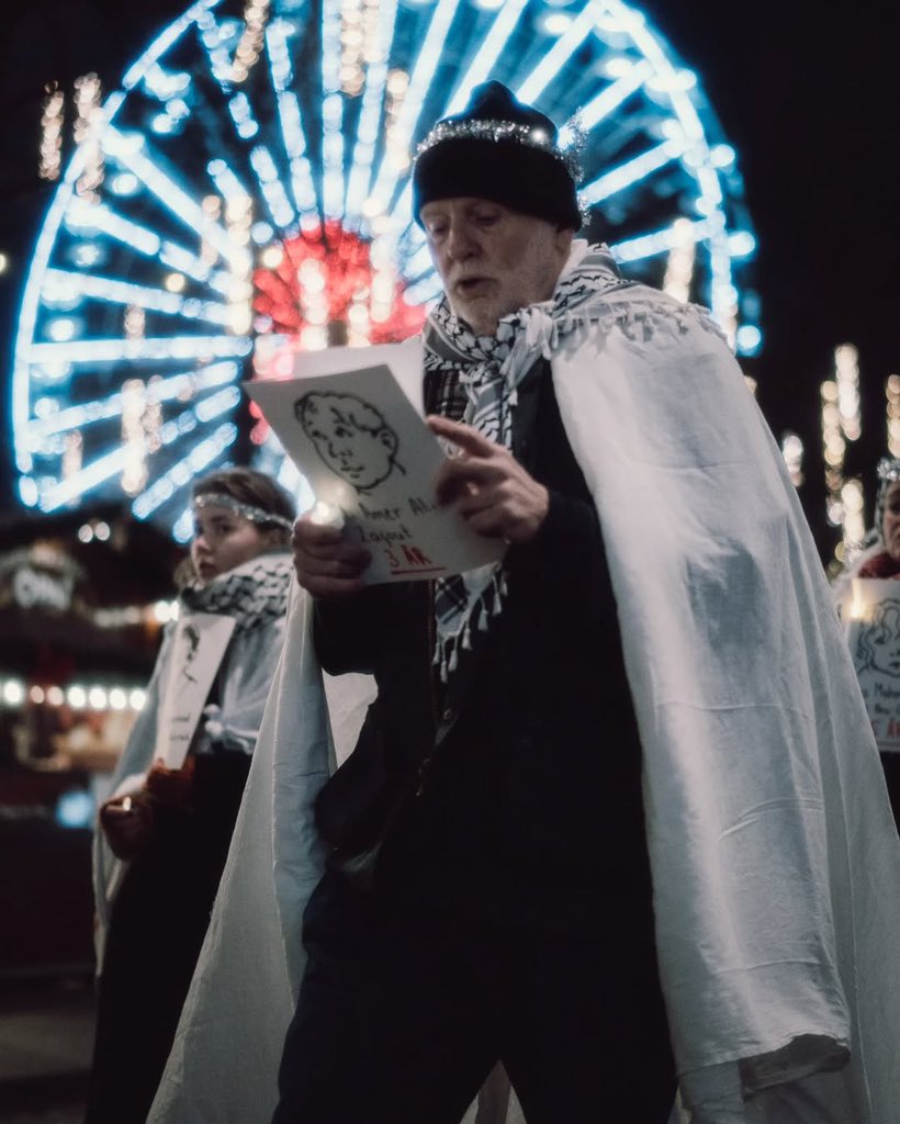 Palestine Solidarity Protest Held in Oslo on St. Lucy’s Day