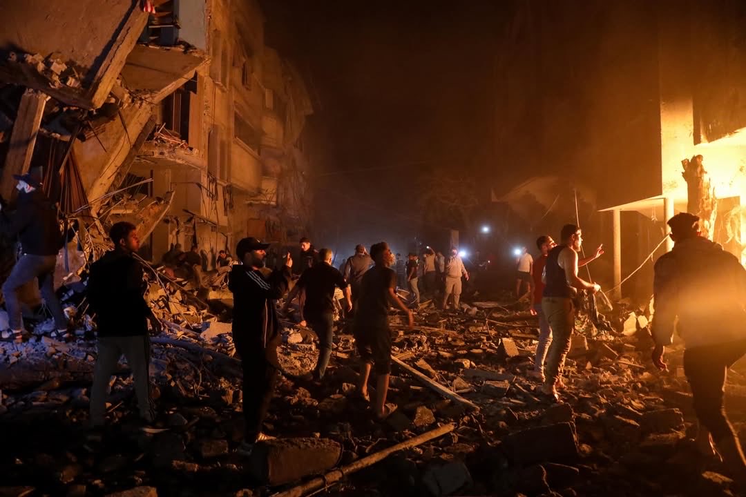 Destruction of five houses, damage to dozens in Nuseirat bombing