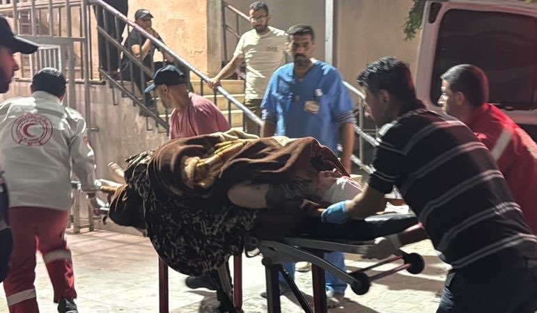 Initial reports on attacks on Gaza City