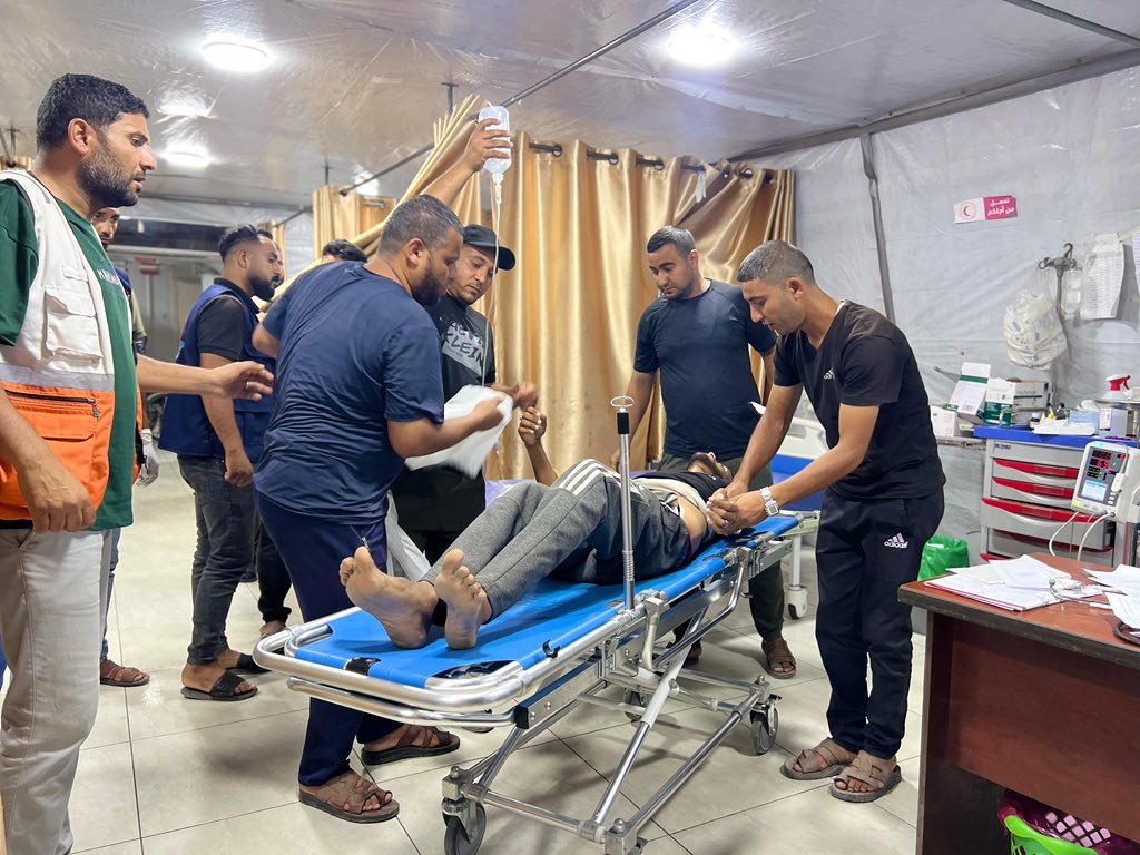 Four displaced wounded by Israeli fire in Al Yarmouk