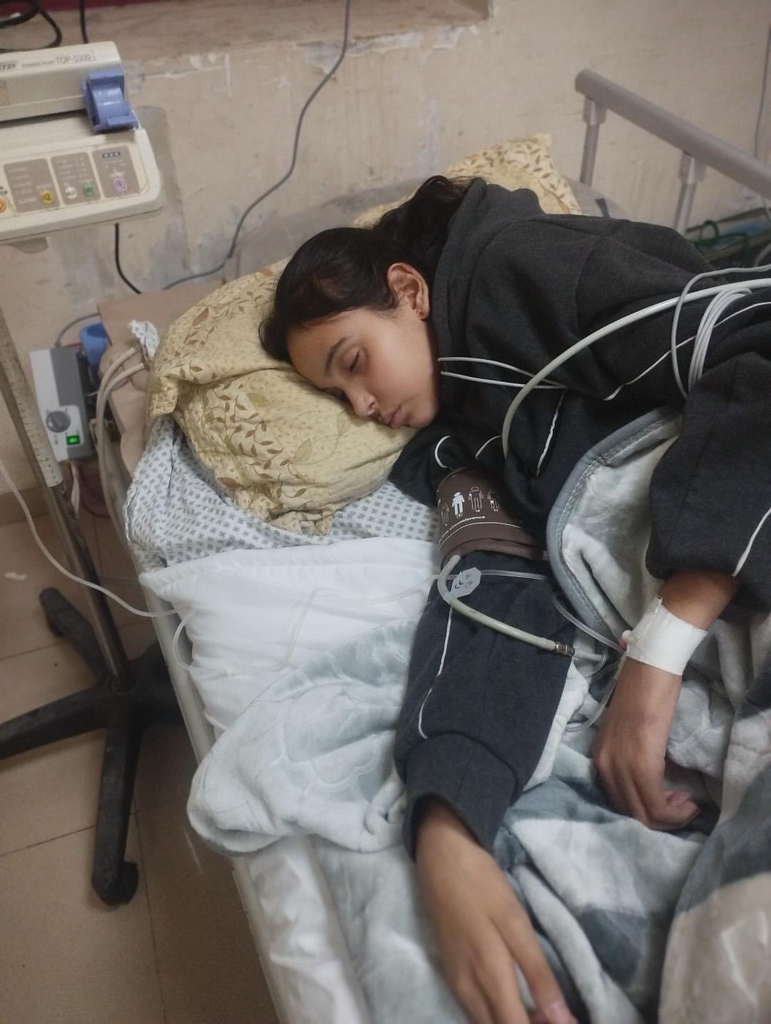 Tala Abu Al-Eish, 14, needs biological treatment unavailable in Gaza.