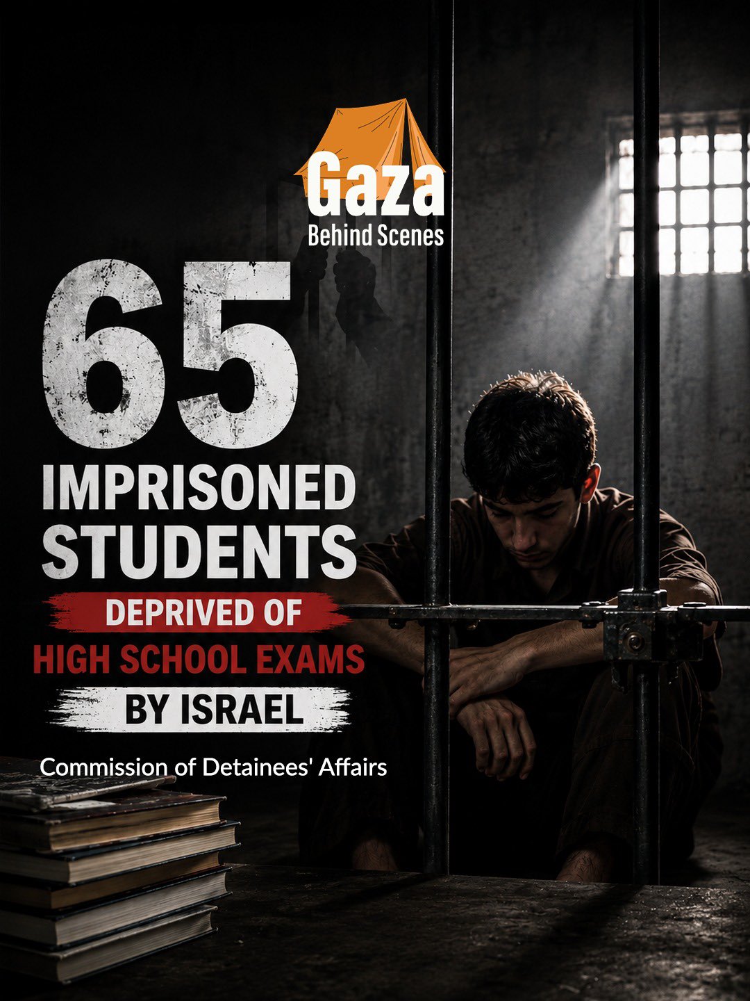 65 imprisoned Palestinian students denied exam rights by Israeli occupation
