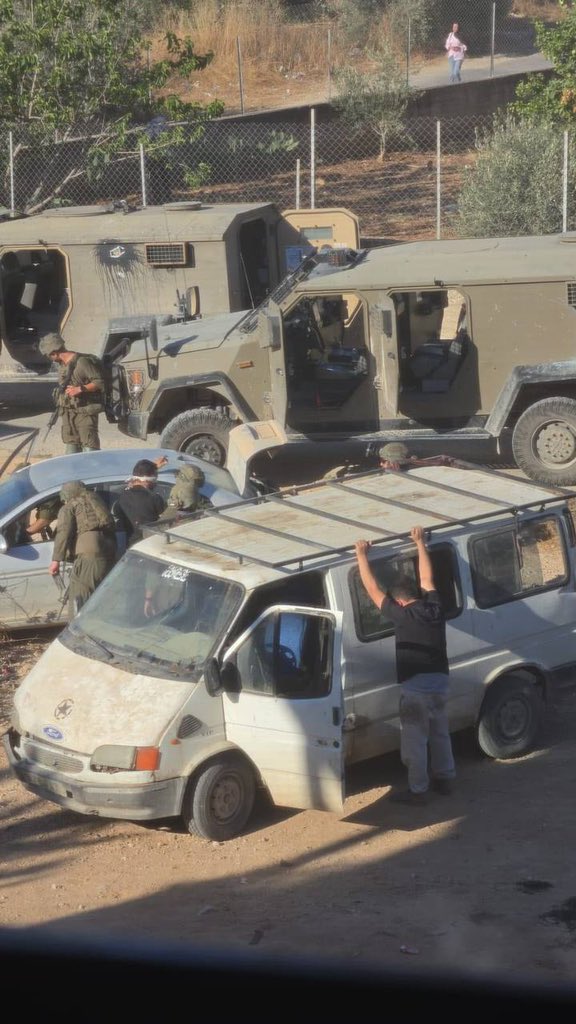 Israeli forces harass Palestinians in Salfeet, West Bank