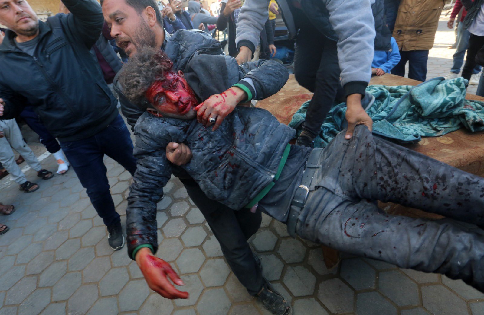 Israeli airstrike on Khan Younis kills two, injures three