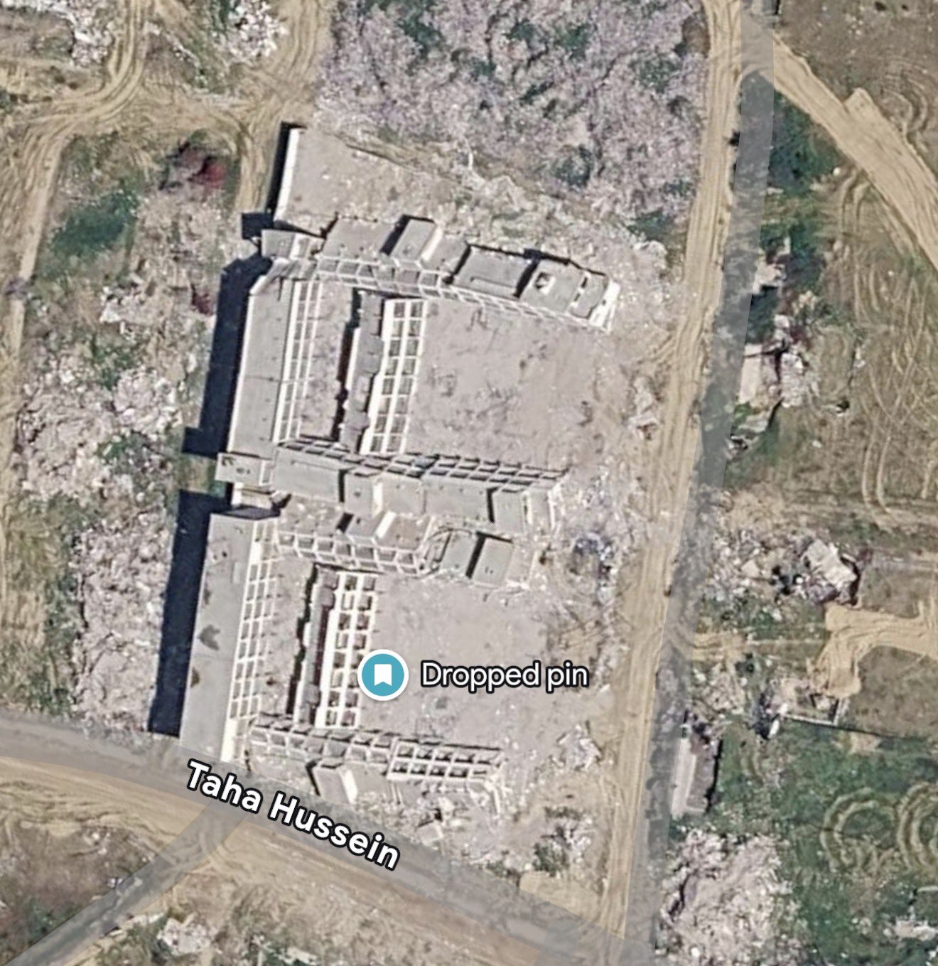 My school in Gaza destroyed, discovered on Google Maps