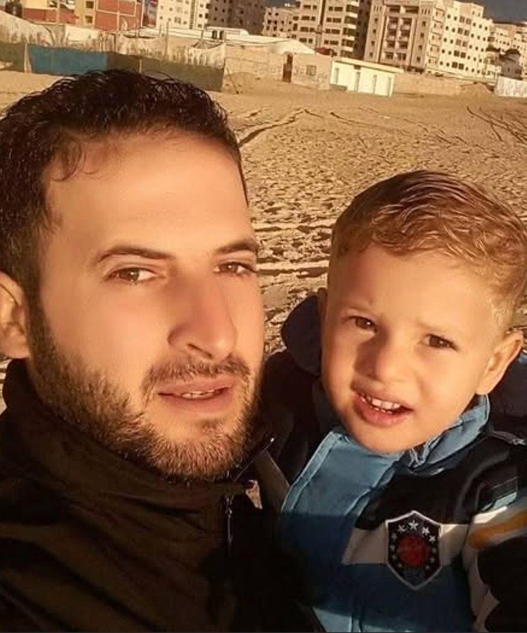 A nurse and his son killed by an airstrike while fetching water