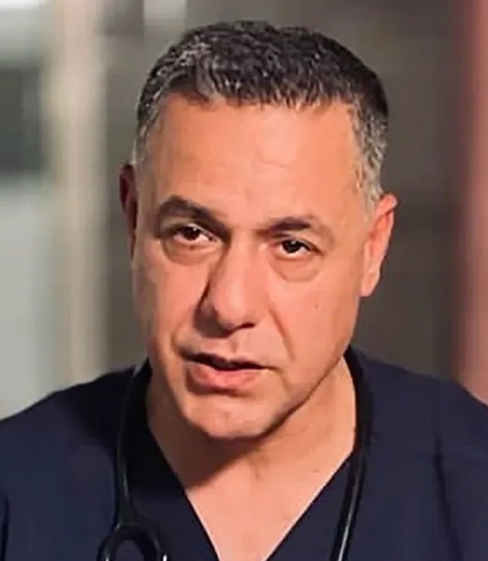 Dr Hussam abu Safiyeh before and after Israeli abduction