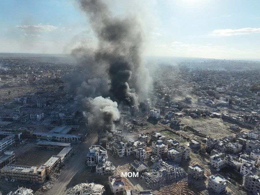 Israeli forces destroy residential buildings in northern Gaza’s al-Falouja