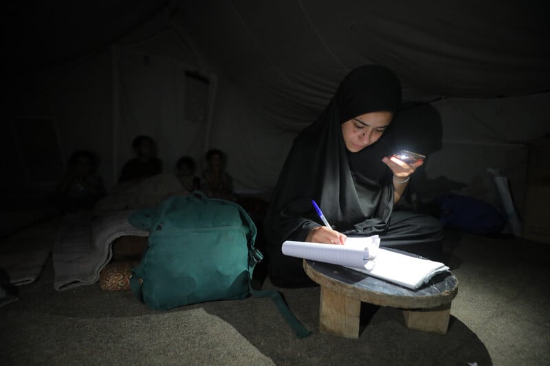 Gaza youth lose literacy amid displacement and trauma