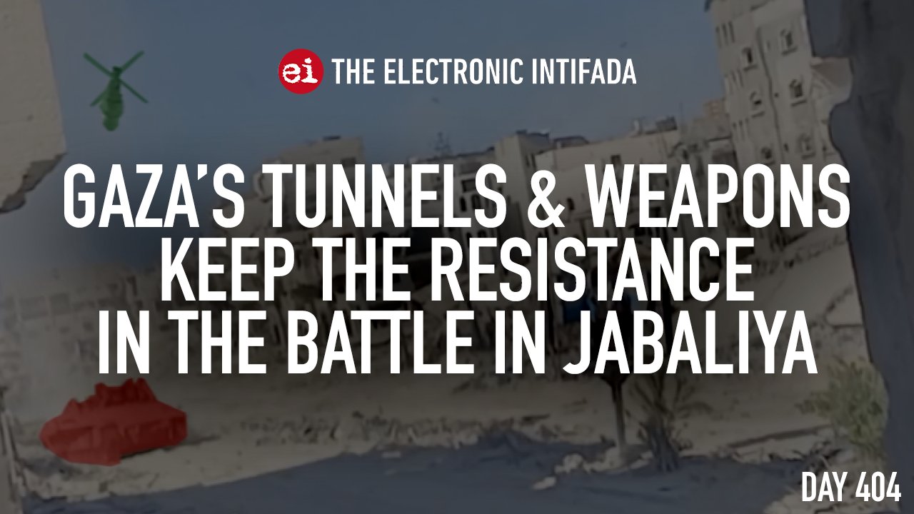 Gaza tunnels and weapons sustain resistance in Jabaliya battle