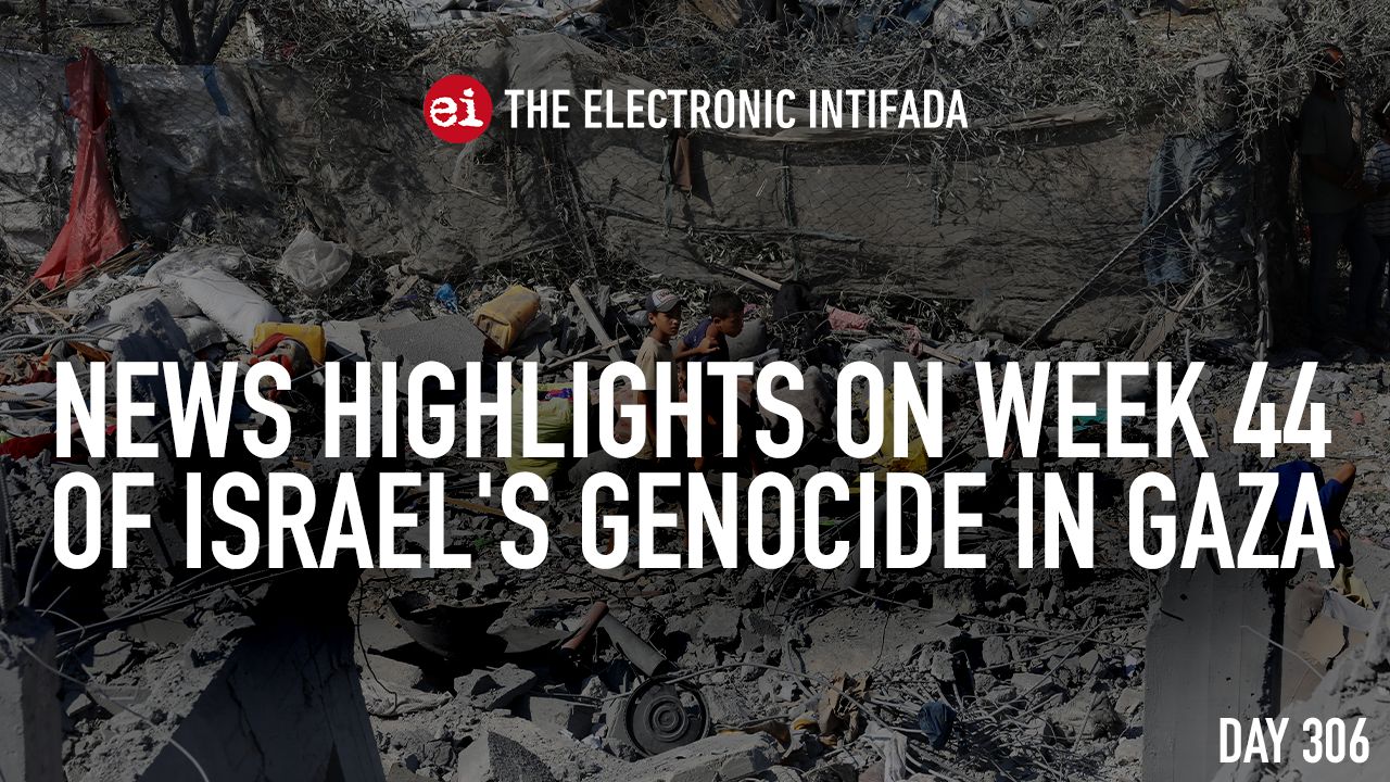 News highlights on week 44 of Israel’s genocide in Gaza