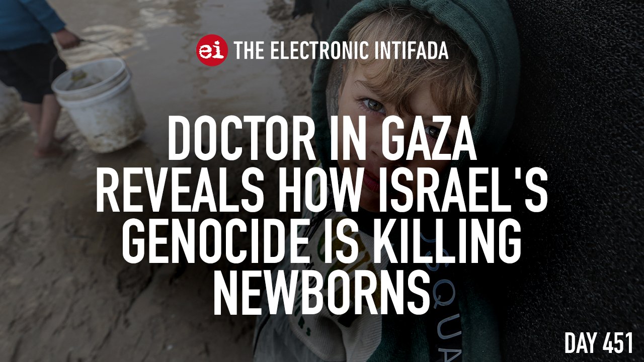 Gaza doctor reveals genocide killing newborns