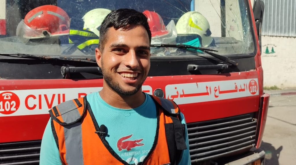 Gaza civil defense member killed by Israeli airstrike in Al-Sabra