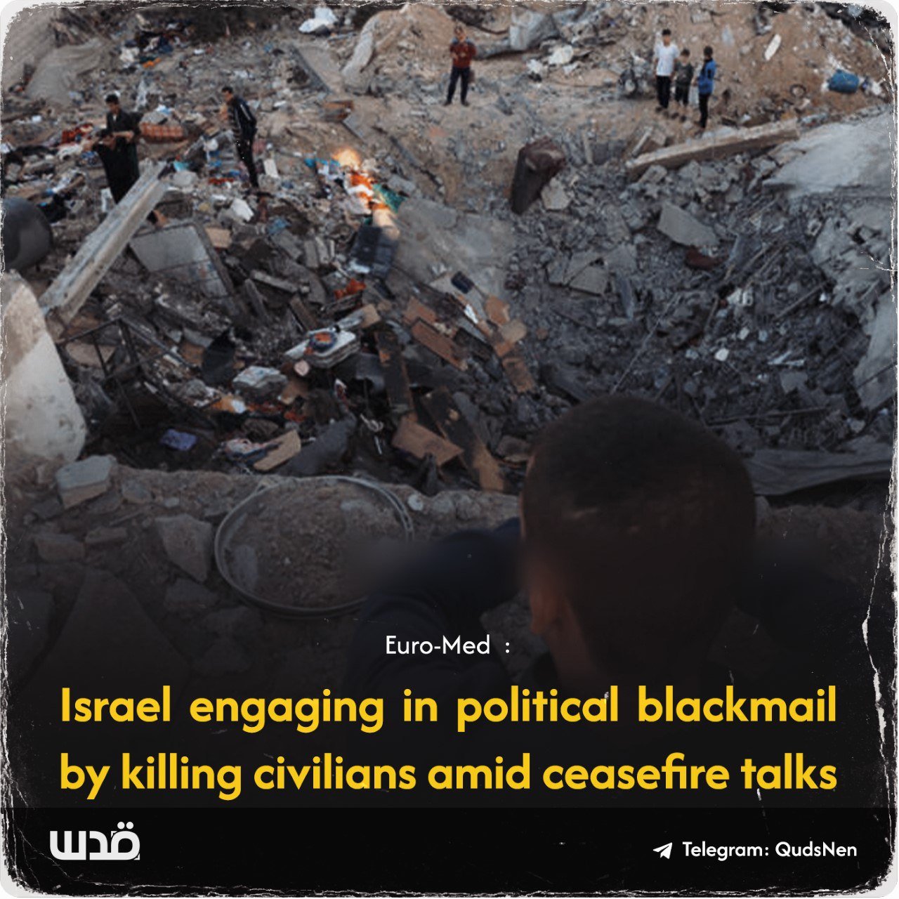 Euro-Med Monitor: Israel escalates massacres during truce talks