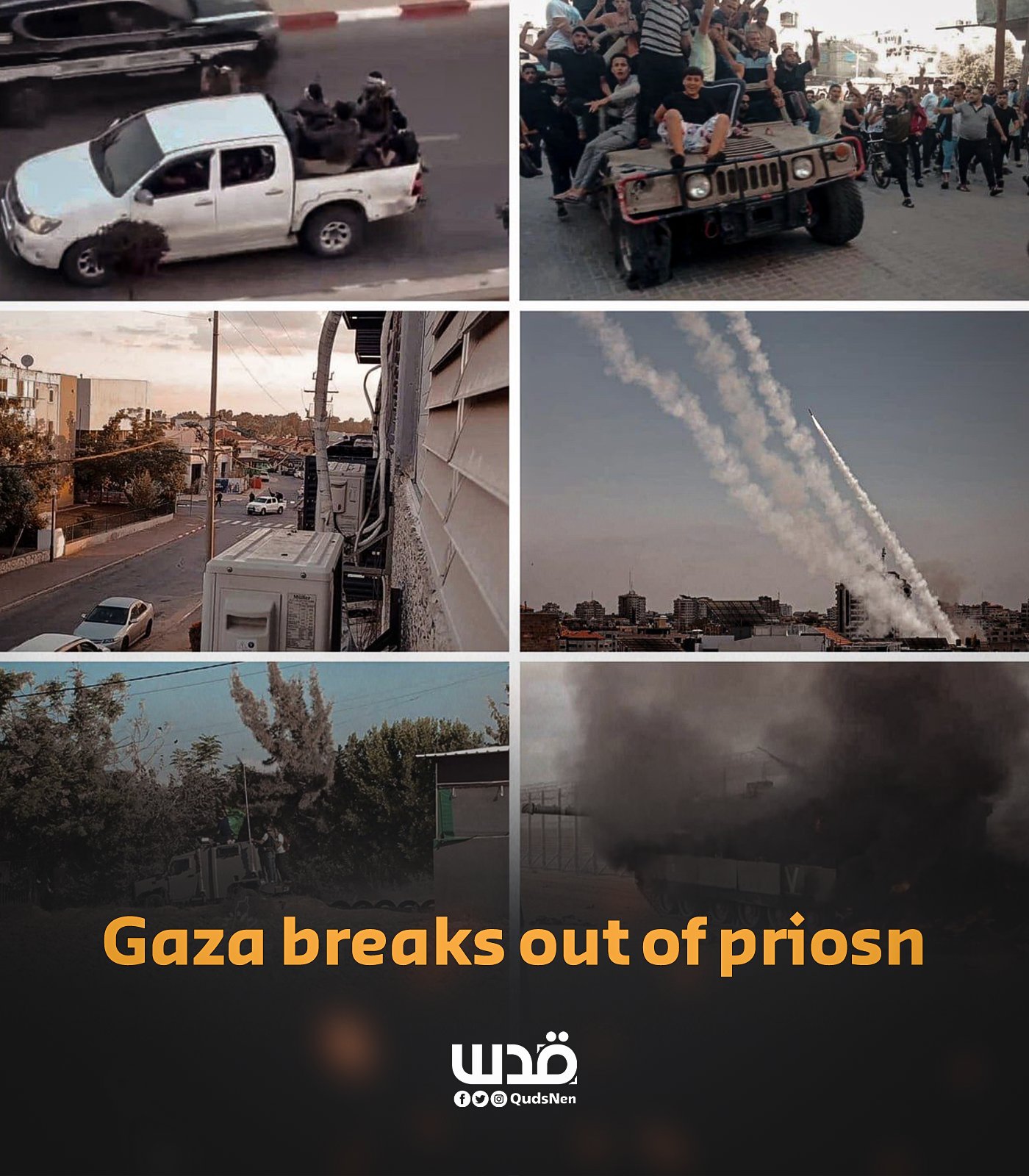 Gaza resistance launches Al-Aqsa Storm Operation after 17-year blockade
