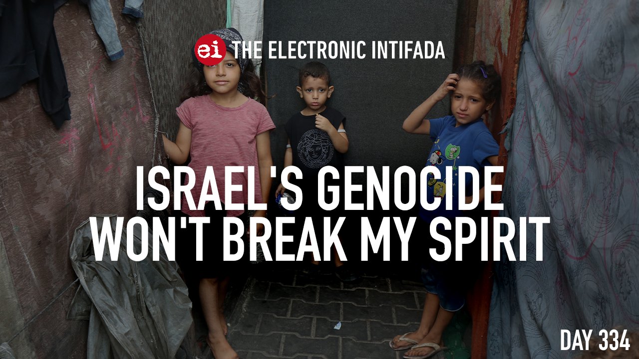 Journalist Abubaker Abed reports live from Gaza