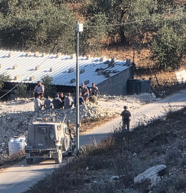 Israeli forces detain Palestinians after settler attacks in Barqa, West Bank